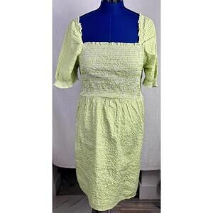 Monki | Dresses | Monki Mallan Green Check Smock Dress In Green | Poshmark